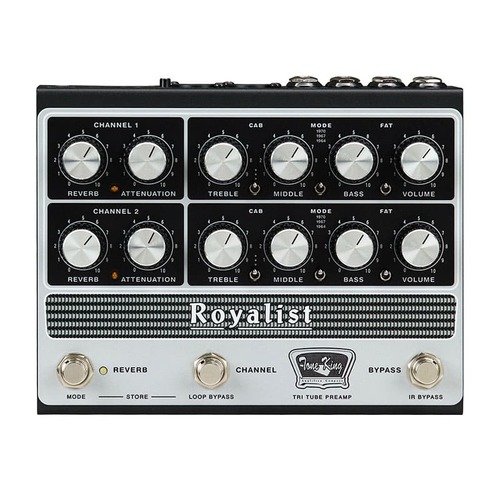 פראמפ מנורות לגיטרה Tone King ROYALIST TUBE PREAMP THREE 12AX7