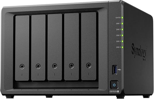 שרת אחסון SYNOLOGY NAS DS1525+‎