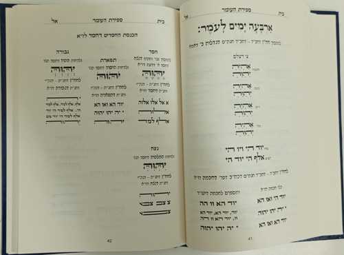 סידור יניב תפילה - ספירת העומר