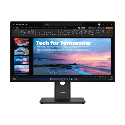מסך מחשב Lenovo ThinkVision T27QD-40 27'' QHD USB-C Docking 120Hz 64AAGAT2IS
