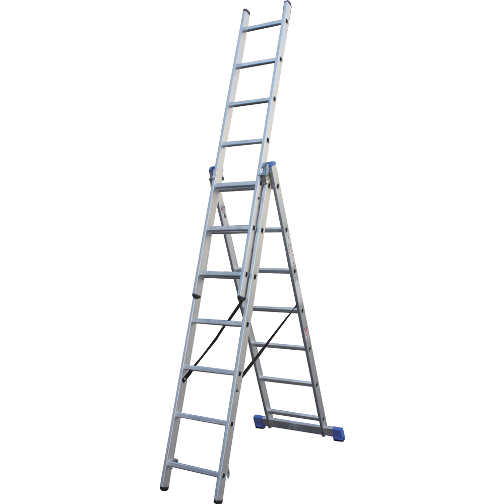סולם אלומיניום משולב 3×8 שלבים דגם ביתי מתארך - TIANGIN JINMAO CE 3x8