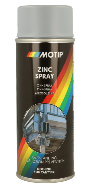 ספריי גילוון קר עמיד בחום עד 350 מעלות 400 מ"ל - MOTIP MO4059 Zinc Spray