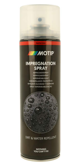 ספריי אימפרגנציה הגנה על עור וטקסטיל 400 מ"ל - MOTIP 10950 פלואורי אקרילי