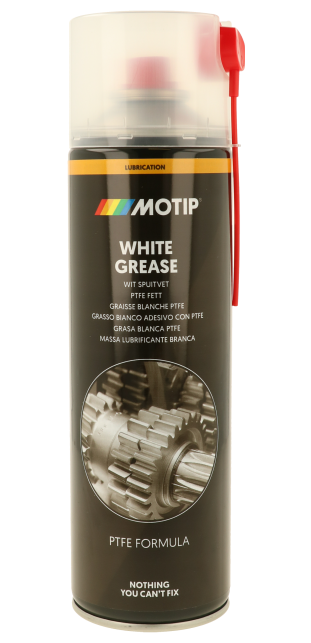 ספריי גריז לבן 500 מ"ל עם PTFE למניעת בלאי והדבקות - MOTIP MO90204 White Grease