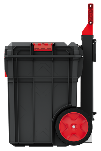 ארגז כלים נייד X BLOCK PRO TOOL TROLLEY 50 מגירות דגם KXB604050D מבית KISTENBERG עם ידית טלסקופית וגלגלים, כולל מגירה מיוחדת ופלטפורמת עבודה עד 120 ק