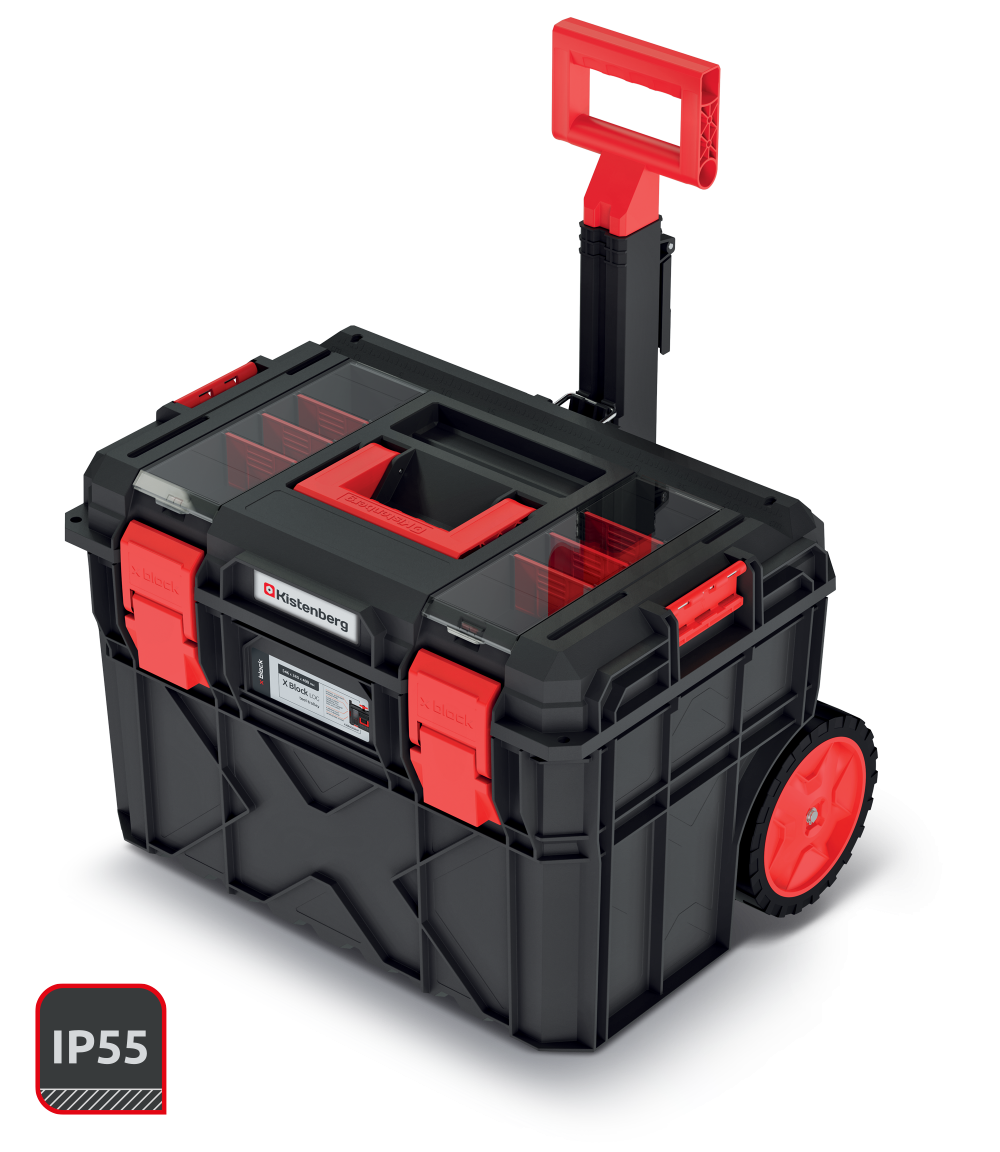 ארגז כלים נייד X BLOCK LOG TOOL TROLLEY סט מלא - 40 KISTENBERG KXB604045F