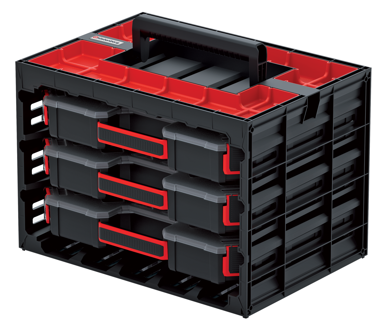 ארגונית TAGER CASE ORGANISERS סט 3 יחידות 40 תאים - KISTENBERG KTC40306B