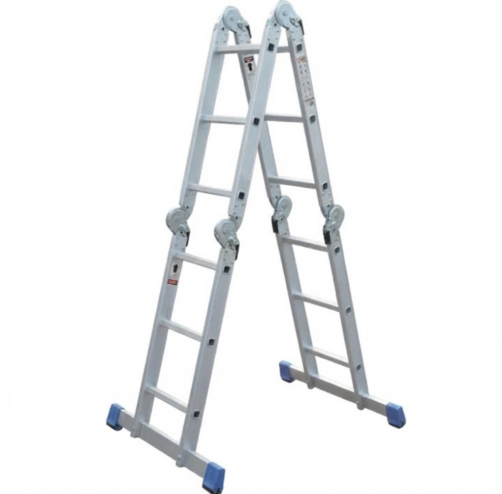 סולם אלומיניום מתקפל 4X3 שלבים רב מצבי - TIANGIN JINMAO FE4x3