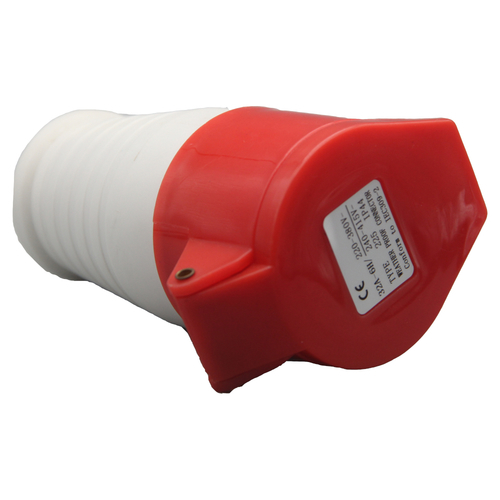 שקע נייד 5X32A אדום מוגן 200-415V IP44