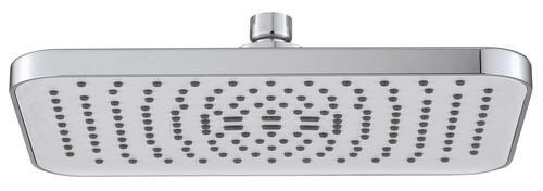ראש מקלחת מלבני 26X18 שירי כרום לבן