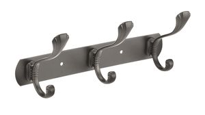 קולב מגבות 3 ווים Set & Stick אפור מטאלי