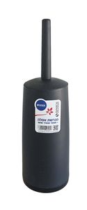 מברשת אסלה + מעמד מעוצב שחור SPACE (מארז 6 יח