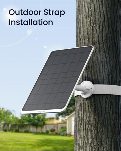 פאנל סולארי 12W עוצמתי למצלמות Reolink עם חיבור USB-C