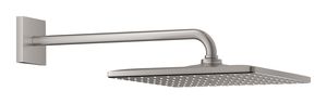 ראש מקלחת מרובע + זרוע מקלחת RAINSHOWER כרום מוברש