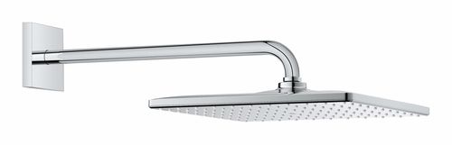 ראש מקלחת מרובע + זרוע מקלחת RAINSHOWER כרום