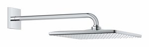 ראש מקלחת מרובע + זרוע מקלחת RAINSHOWER כרום