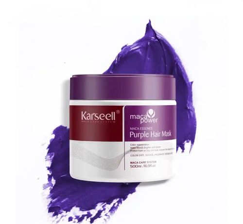 מסכת שיער Karseell Silver  המקורית – מסכה עם פיגמנט סגול לנטרול גוונים