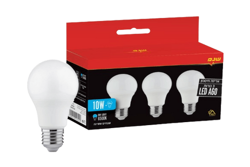 מארז שלישיית נורות לד 15W E27 | גוון אור לבחירה