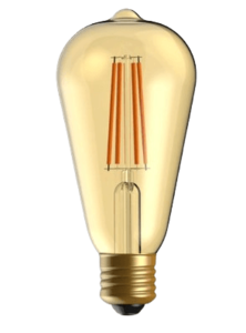 נורת לד פחם E27 ST64 8.5W "מידאה"