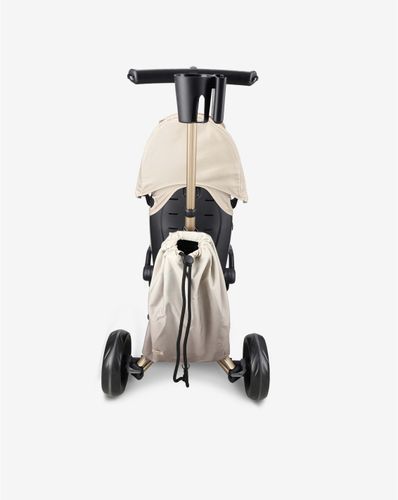 תלת אופן מתקפל 7 ב-1 בעל משענת מתכווננת MINENE X QPLAY-צבע בז' מיננה