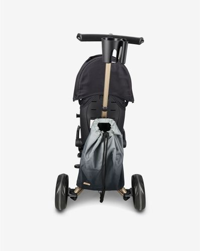 תלת אופן מתקפל 7 ב-1 בעל משענת מתכווננת MINENE X QPLAY-צבע שחור מיננה