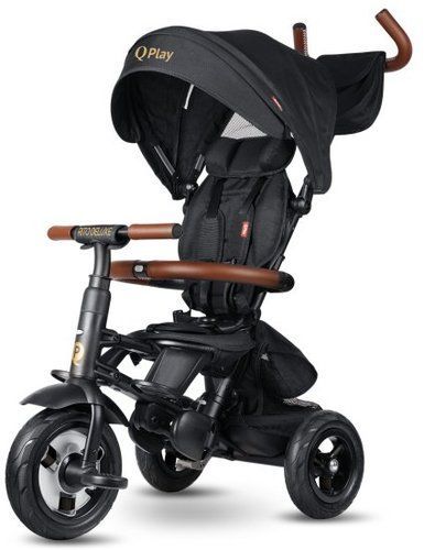 תלת אופן מתקפל דגם Rito Deluxe - שחור Qplay