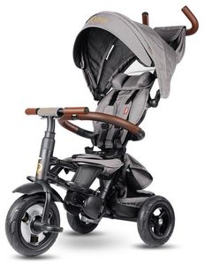תלת אופן מתקפל דגם Rito Deluxe - אפור Qplay