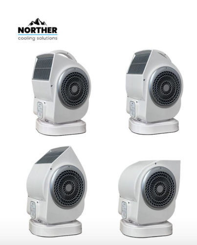 מאוורר מפוח דיגיטלי עוצמתי FORCE 100W שלט+‎טיימר NORTHER