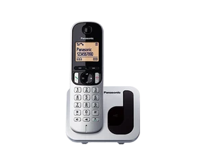 טלפון אלחוטי Panasonic KX-TGC210 בצבע שחור/כסוף