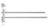 מחזיק מגבת מסתובב 2 זרועות ZM SUPERME