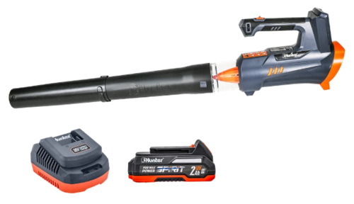 מפוח עלים נטען 180W 18V - סוללה 2 Ah | מטען 3A ! טורבו! - HUNTER