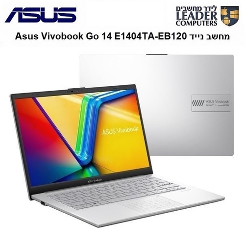 מחשב נייד  Asus VivoBook Go 14 E1404TA-EB120 Intel® Processor N150 / Ram 8GB / Internal memory capacity 128GB / 14
