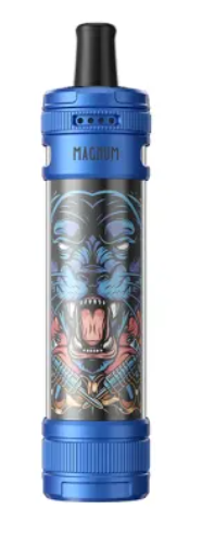 Aspire Magnum E-Shisha Kit BLUE & FIRE TIGER | אספייר מגנום אי שישה כחול עם ציור נמר