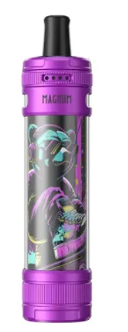 Aspire Magnum E-Shisha Kit PURPLE & CYBER BEAR | אספייר מגנום אי שישה סגול עם ציור דוב