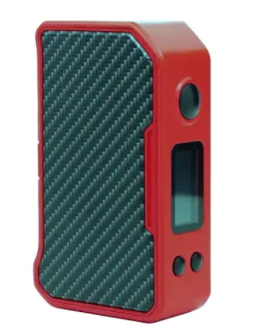 DOVPO MVP BOX MOD CARBON FIBER & RED | דוופו אמ וי פי מוד שחור אדום
