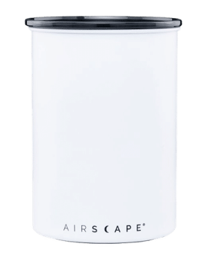 קופסת אחסון קפה AIRSCAPE כ- 1.8 קילו גרם קפה צבע לבן