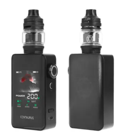 Lost Vape Centaurus BT200 Kit PLATINUM RIDGE | לוסט וייפ סינטאורוס BT200 שחור חלק