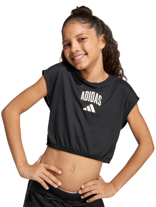 חולצת אדידס adidas Typography Cropped T-shirt | ילדות