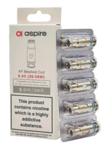  Aspire AF Mesh Coils 5pcs 0.4 