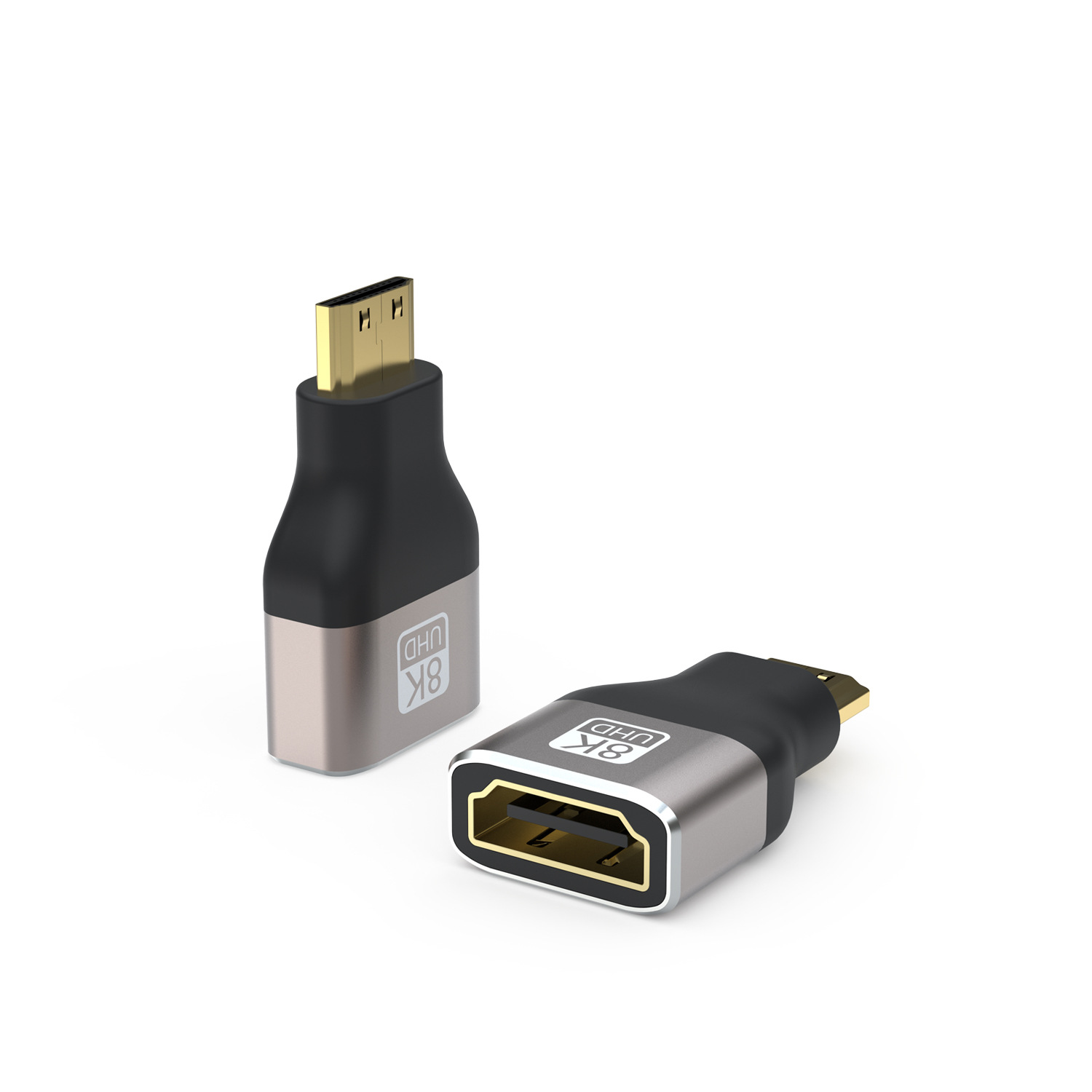 מחבר שקע HDMI לתקע מיני HDMI 8K