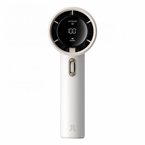 מאוורר טורבו ידני Handheld Fan Pro 1 – צבע לבן פנינה | 100 רמות מהירות וצג דיגיטלי