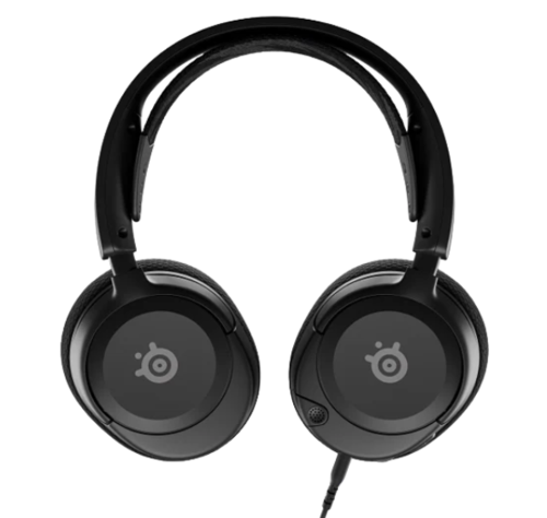 SteelSeries Arctis Nova 1 אוזניות חוטיות לגיימרים בצבע שחור עם חיבור 3.5 מ״מ