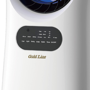 מצנן אוויר נייד 4 ב-1 +שלט ותאורת   GOLD LINE  ATL-488 / LED
