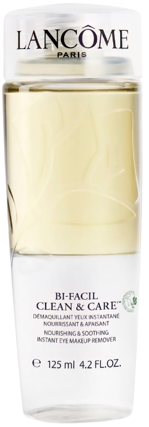 Lancome Bi Facil Clean & Care Eye Makeup Remover 125ML לנקום מסיר איפור קלין & קר לעיניים