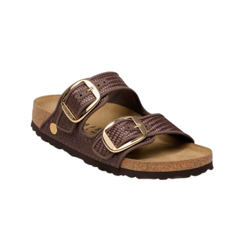 כפכף BIRKENSTOCK ARIZONA ראפיה נטורל מידות 35-41 לנשים בגוון חום
