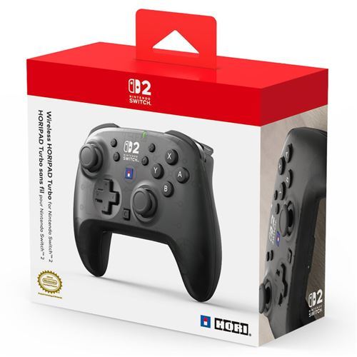 NSW2 WIRELESS CONTROLLER HORIPAD TURBO BLACK