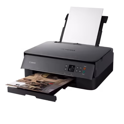 מדפסת הזרקת דיו אלחוטית משולבת 3 ב-1 Canon PIXMA TS5350i צבע שחור (מק