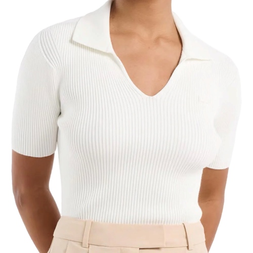 חולצת פולו LACOSTE מידות XS-XL לנשים בגוון לבן