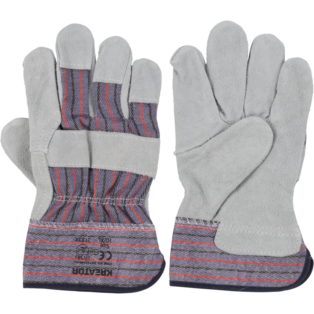 כפפות עבודה- עור  XL, WORK GLOVES LEATHER XL, ברקוד 5400338128530, 106 KRTS74004XL