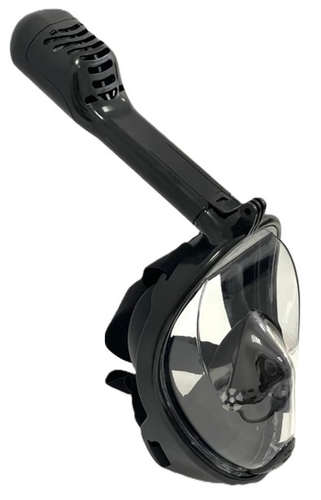 מסכת צלילה פנורמית 180 מעלות עם שנורקל מתקפל SUNRISE SPORT מידה S/M
